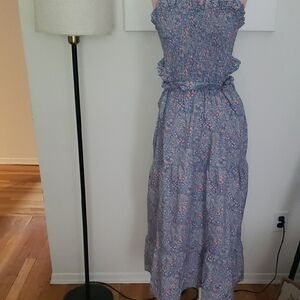 The New Society. Large. NWTFloral Smocked Maxi Dress